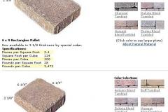 EP Henry 6 x 9 Rectangle and Square Pavers MD